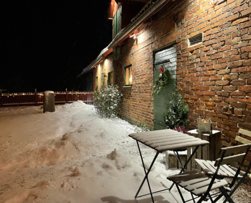 Vinter på Stubbahagen